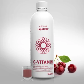 LipoCell liposzómás C-vitamin meggyes ízben (500 ml)