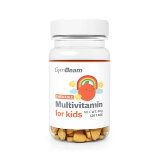 GymBeam Multivitamin rágótabletta gyerekeknek (120 db)