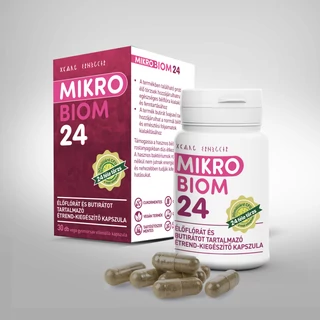 MikroBiom 24 élőflórás étrend-kiegészítő kapszula (30 db)