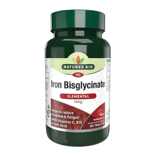 Natures Aid Vas-biszglicinát (90 db)