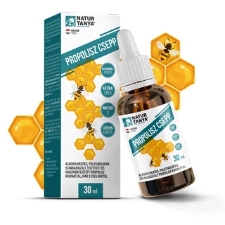 Natur Tanya® Propolisz csepp (alkoholmentes, 30 ml)