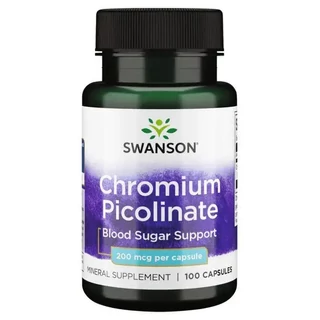 Swanson Chromium Picolinate (Króm pikolinát, 100 db)