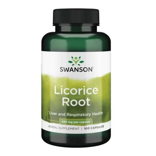 Swanson Licorice Root (Édesgyökér, 100 db)