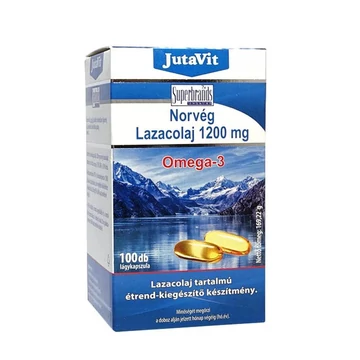 JutaVit Norvég Lazacolaj kapszula (100 db)