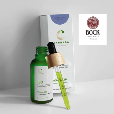 Széles spektrumú 2000 mg CBD kivonat, Bock kékszőlőmag olajjal (30ml)
