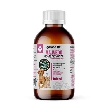 Májvédő gombakivonat társállatoknak (100 ml)