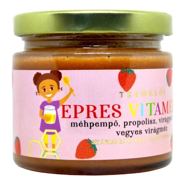 Termelői Epres Vitamézes (230 g)