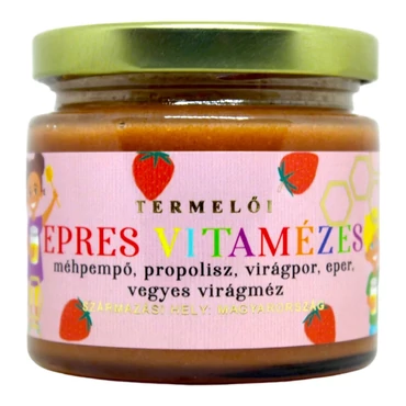 Termelői Epres Vitamézes (230 g)