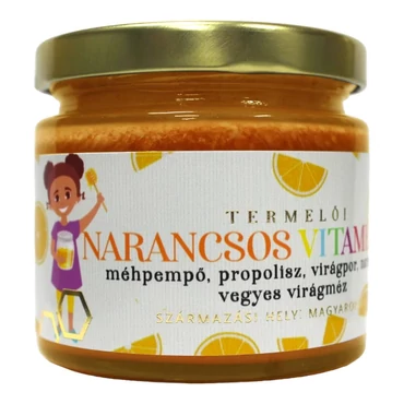 Termelői Narancsos Vitamézes (230 g)