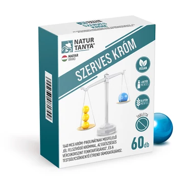 Natur Tanya® Szerves króm (60 db)