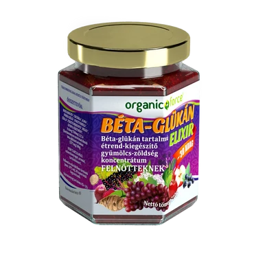 Organic Force Béta-Glükán Elixír (12 éves kortól és felnőtteknek)