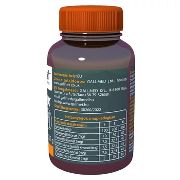 GALLMET Mix epesav és gyógynövény kapszula (30 db)