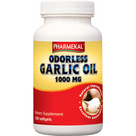 Odorless garlic oil (Fokhagymaolaj kapszula, 1000 mg / 100 db)